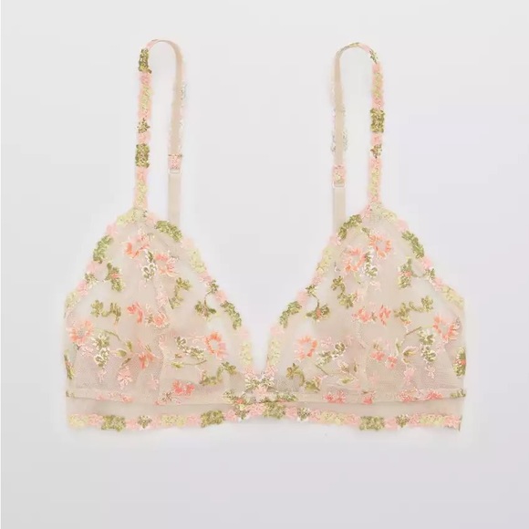 Embroidered Triangle Bralette - Picture 11 of 12